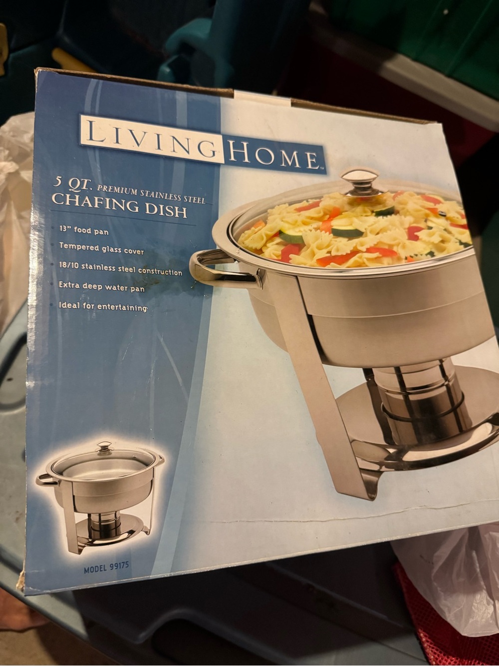 5 Qt Stainless Steel Chafing Dish - Silver